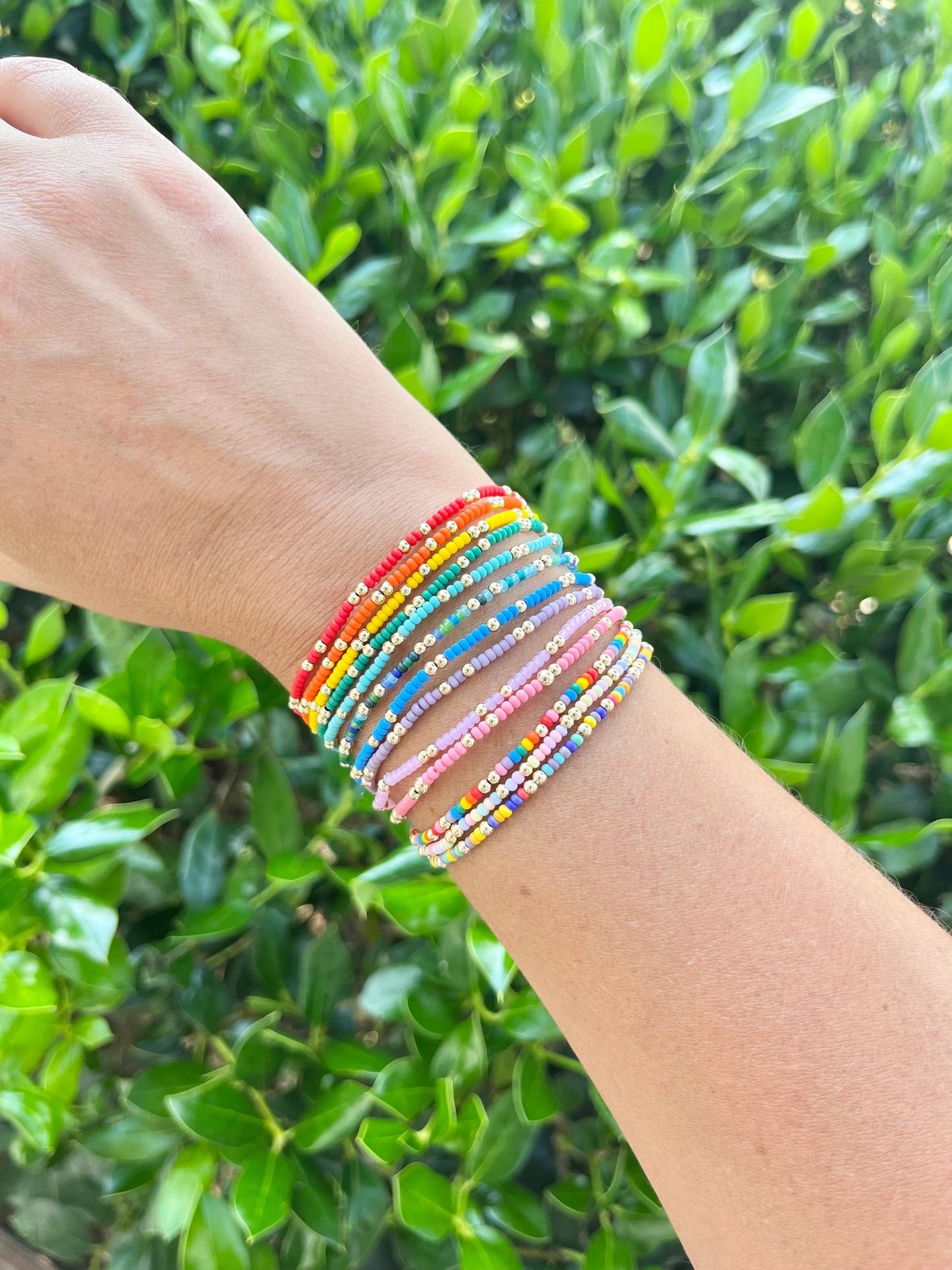Colored Beaded Bracelet