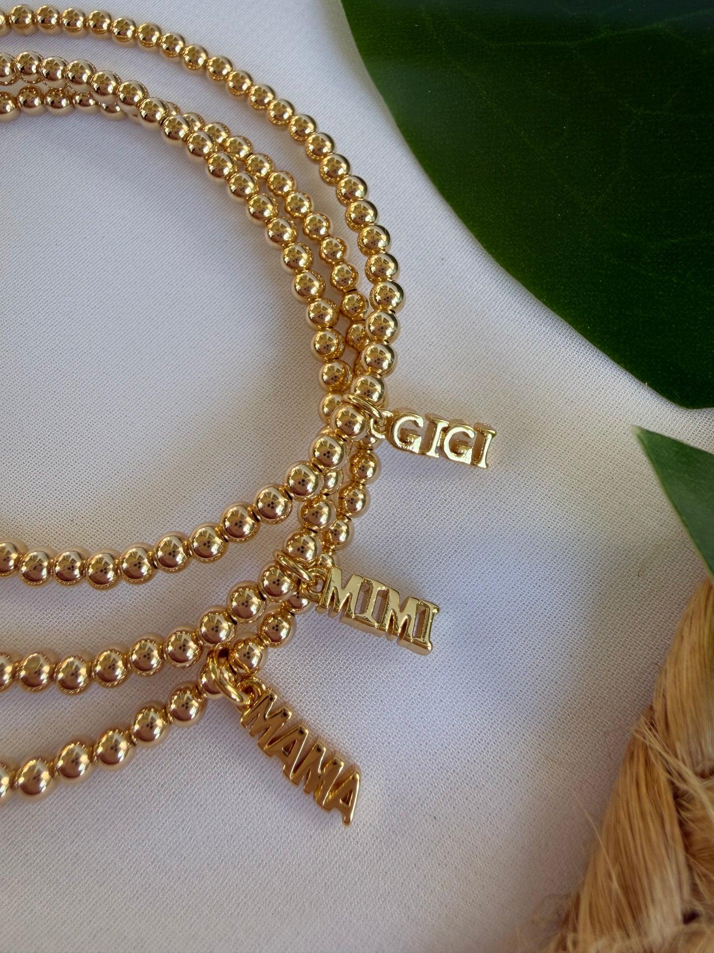 Mama/Gigi/Mimi Beaded Bracelet
