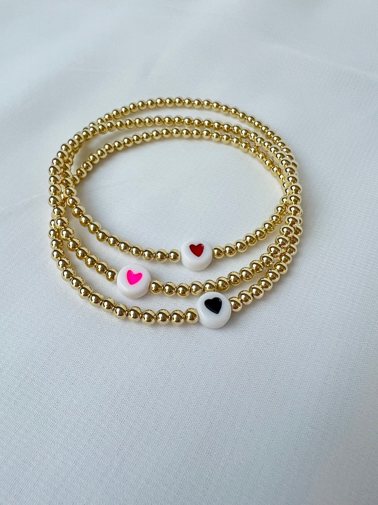 Beaded Heart Bracelet