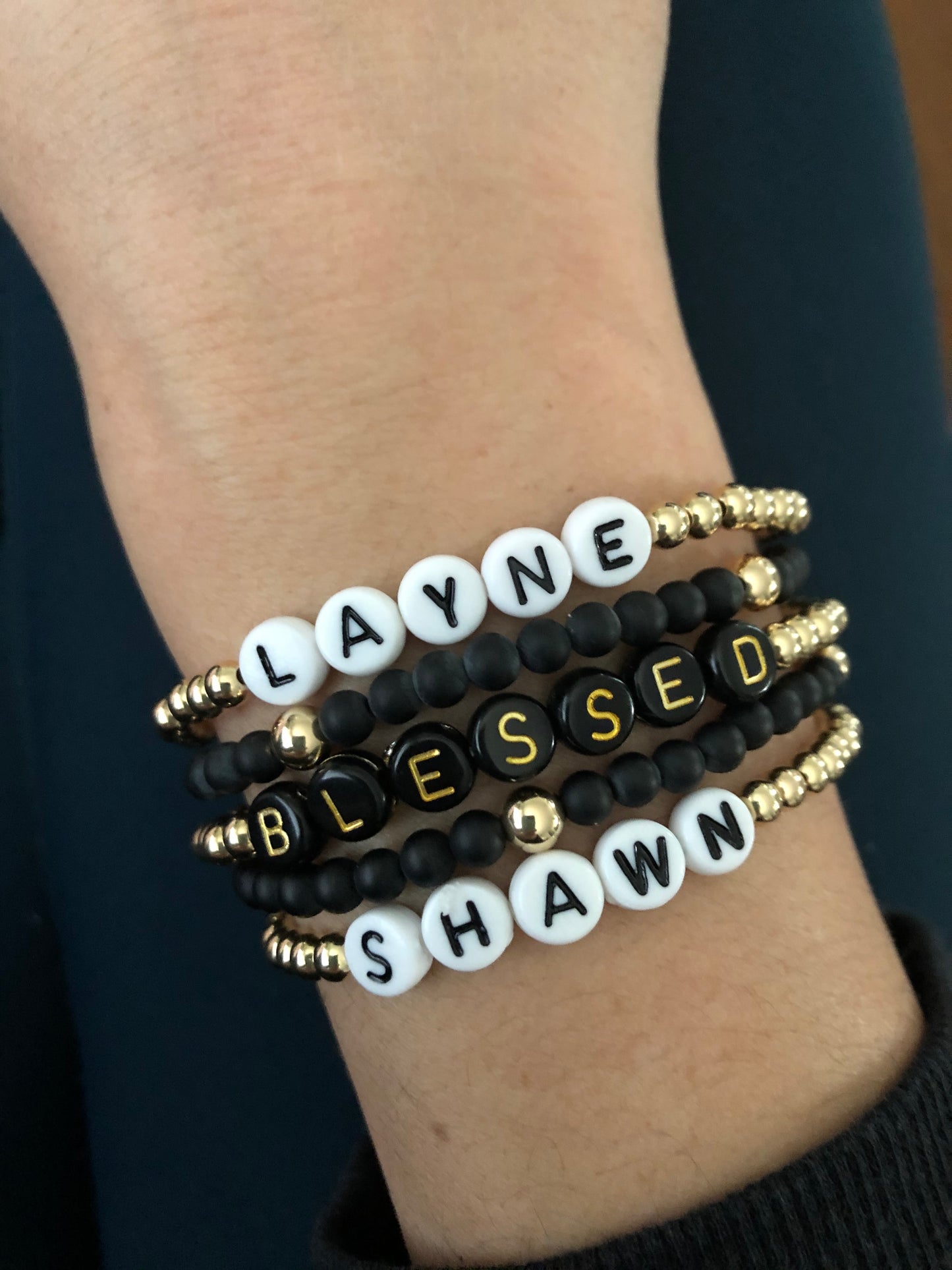 Custom Name Bracelet - 4mm