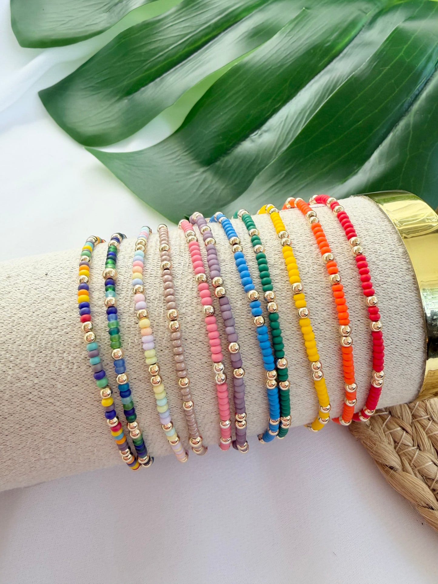 Colored Beaded Bracelet