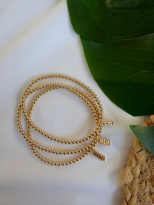 Mama/Gigi/Mimi Beaded Bracelet