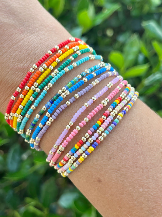 Colored Beaded Bracelet