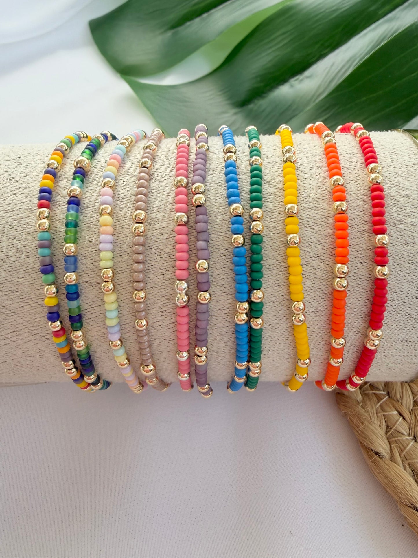 Colored Beaded Bracelet