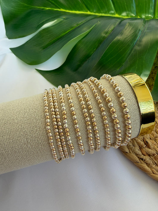 Gold & Silver Combo Bracelet