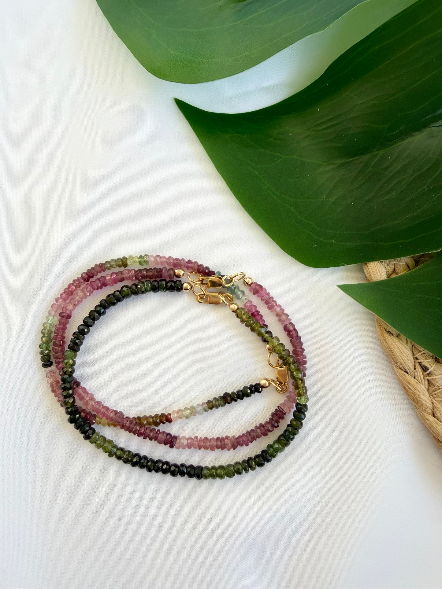 Tourmaline Gemstone Clasp Bracelet