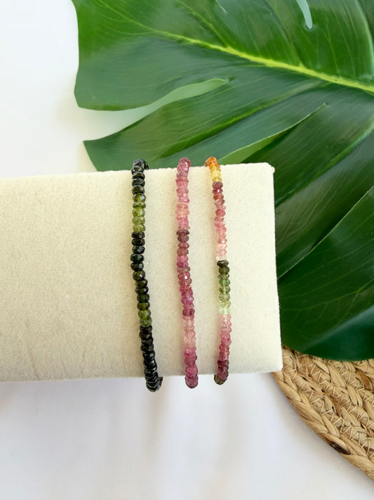 Tourmaline Gemstone Clasp Bracelet
