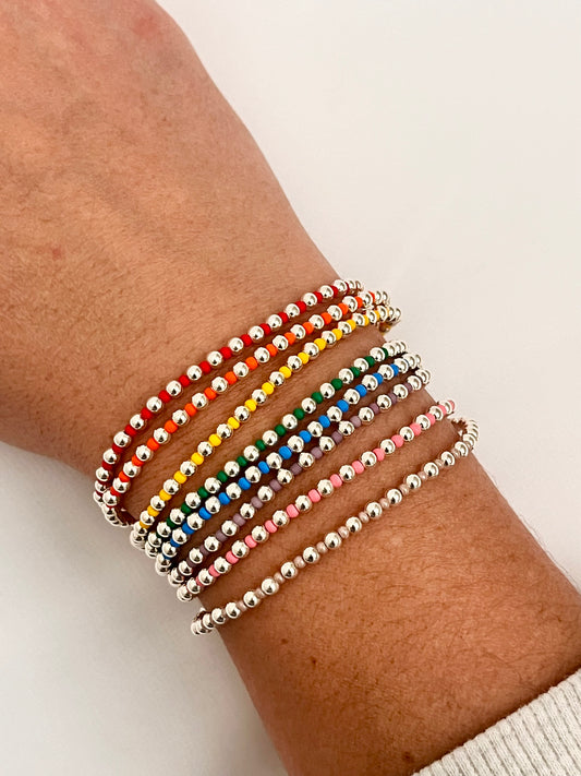 Color Pop Silver Bracelet
