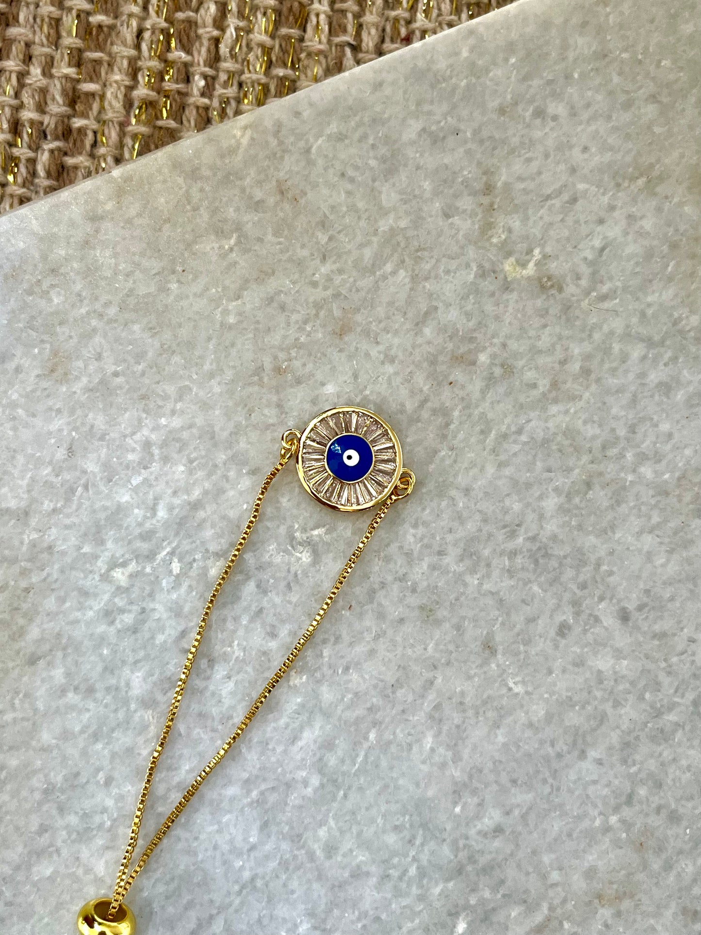 Crystal evil eye