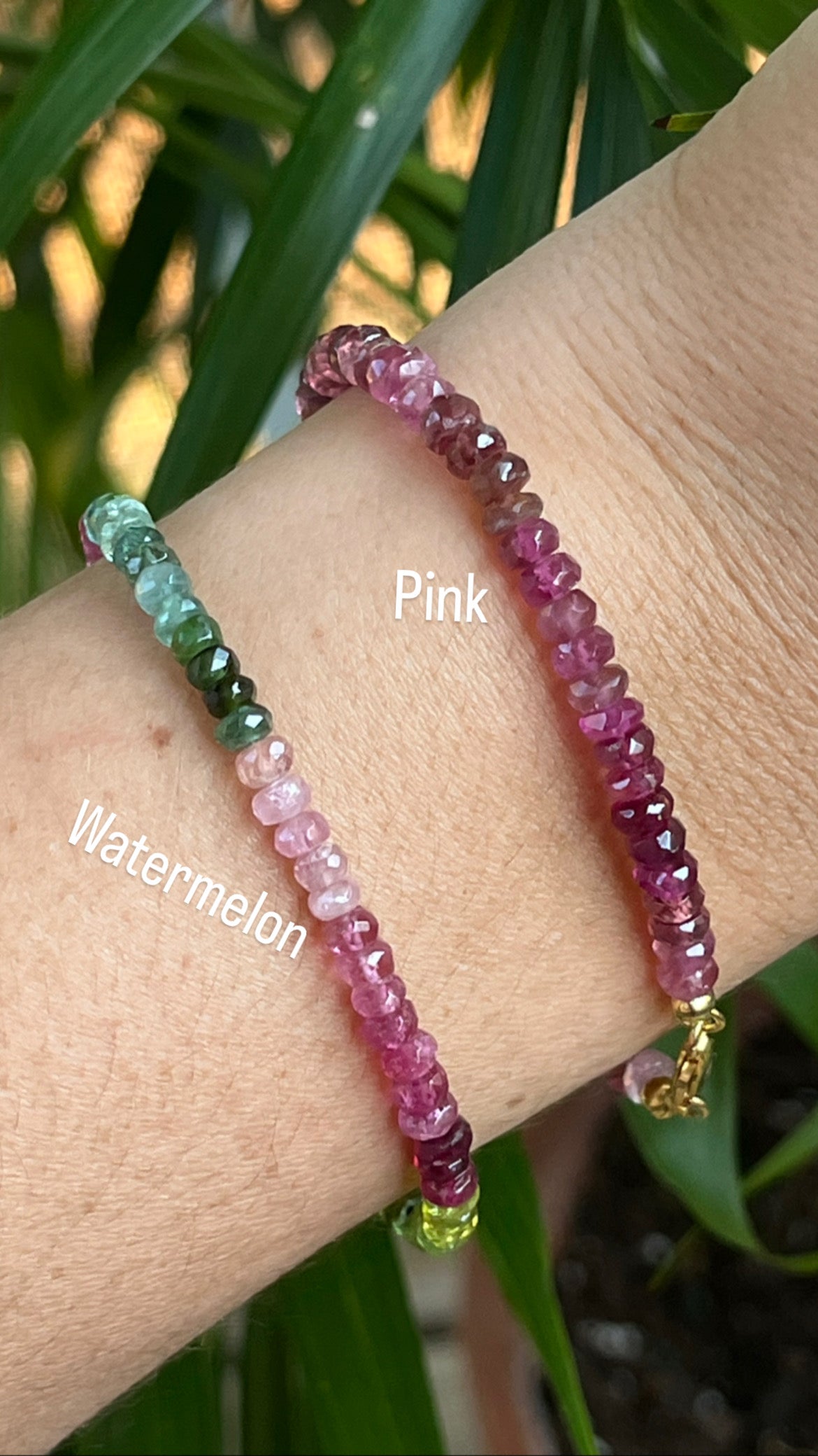 Tourmaline Gemstone Clasp Bracelet