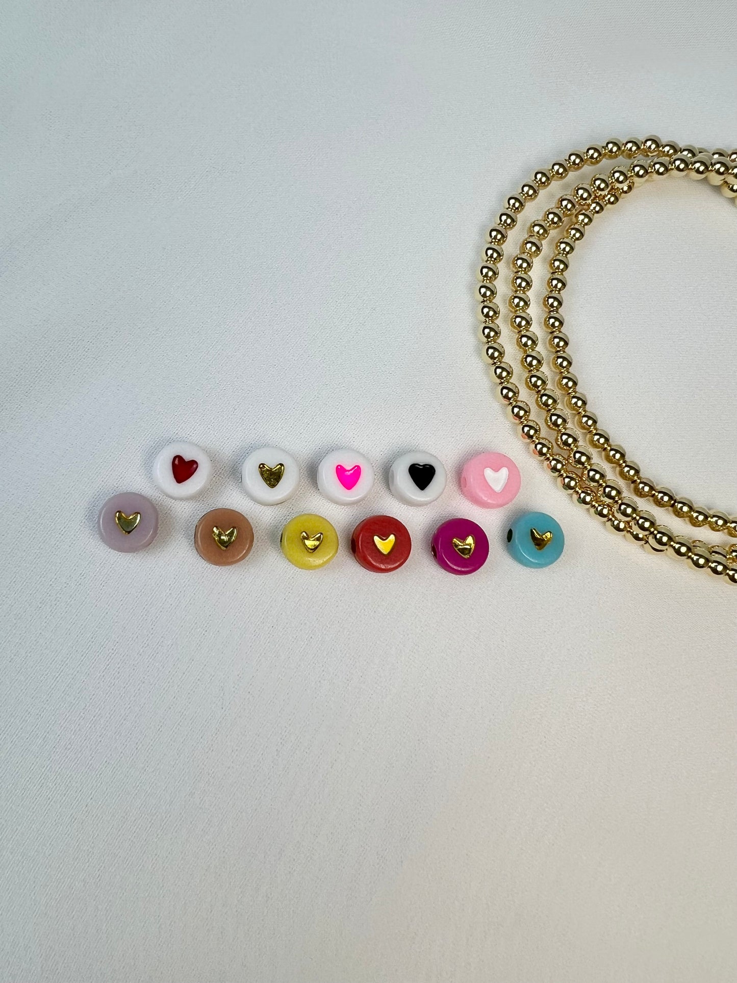 Beaded Heart Bracelet