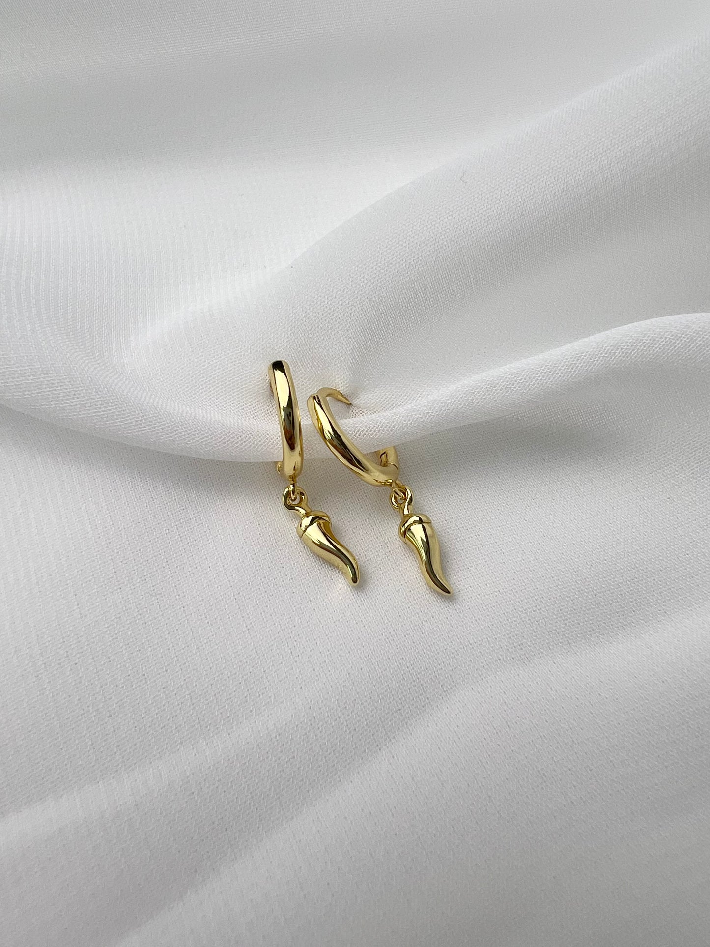 Hot Pepper Hoop Earrings