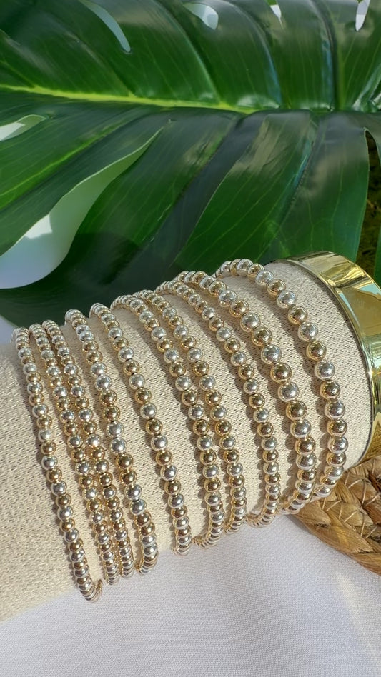 Gold & Silver Combo Bracelet